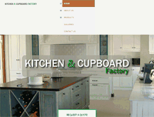 Tablet Screenshot of kitchenandcupboard.co.za